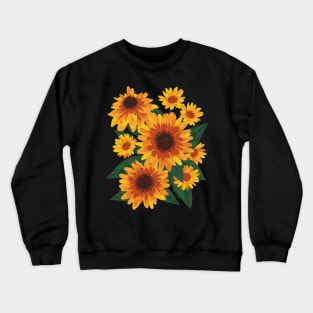 Autumn Flowers. Rudbeckia Crewneck Sweatshirt